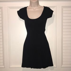 Black Brandy Melville skater dress one size